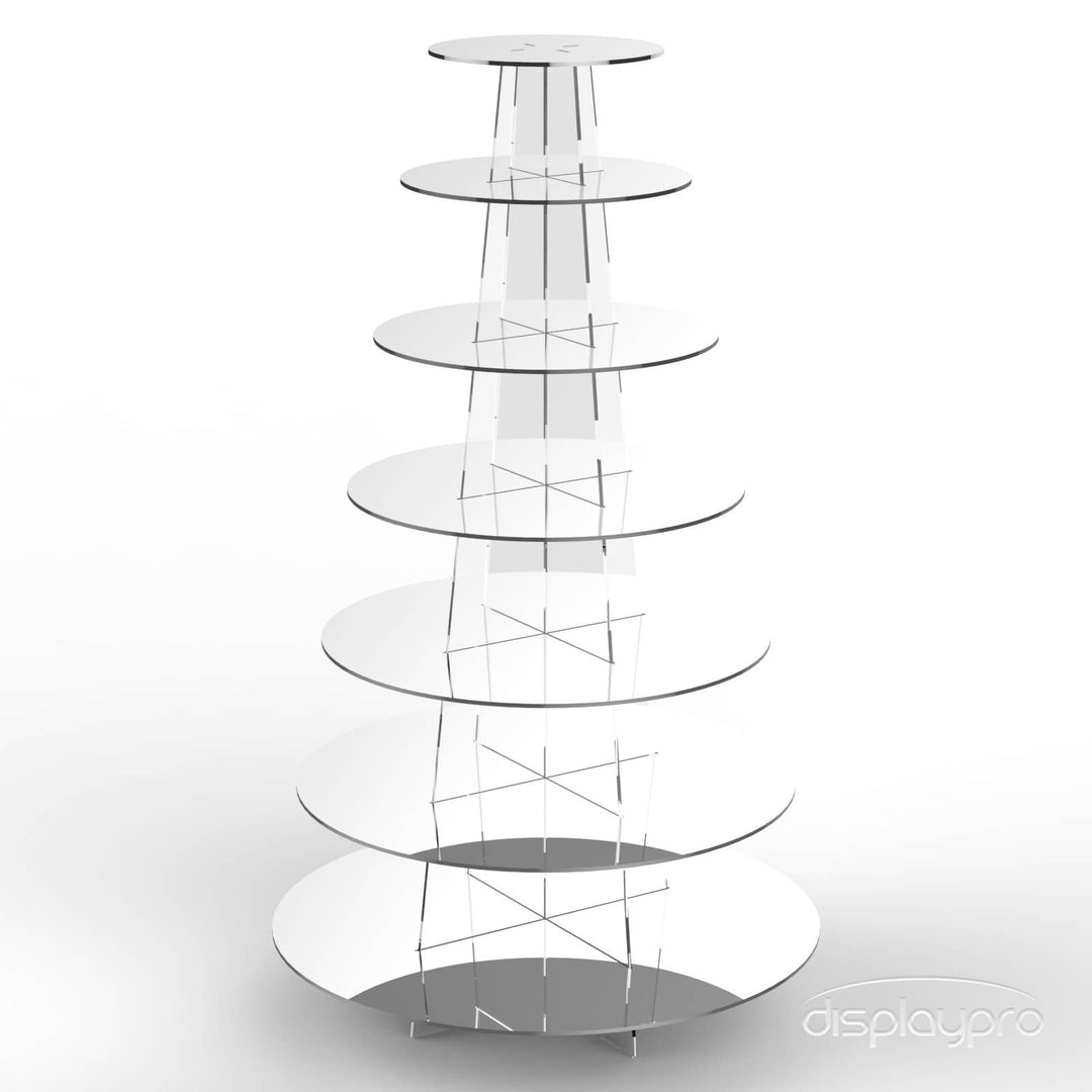 Round Acrylic Cupcake Stand Displaypro 60
