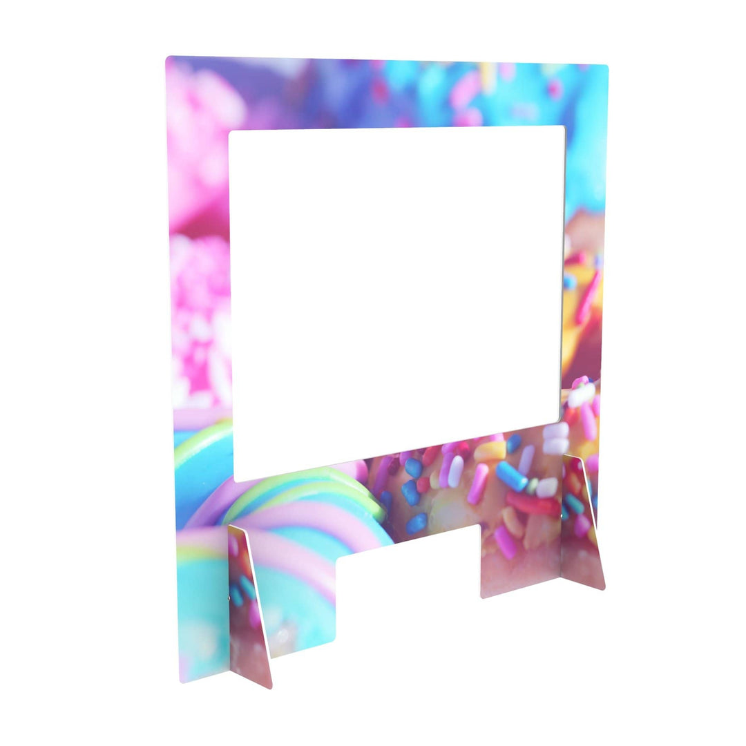 Foam Pvc Clear Plastic Checkout Sneeze Guard Displaypro 38