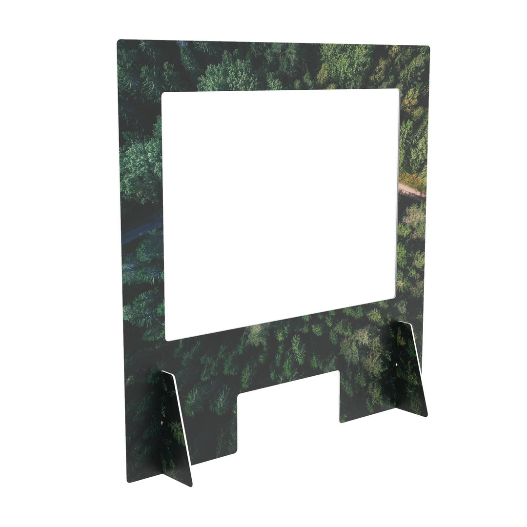 Foam Pvc Clear Plastic Checkout Sneeze Guard Displaypro 39