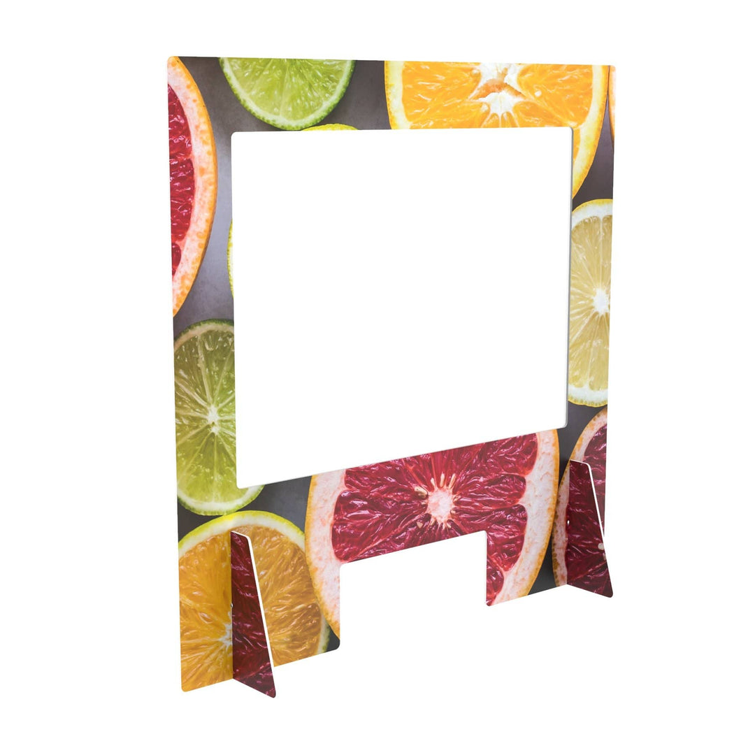 Foam Pvc Clear Plastic Checkout Sneeze Guard Displaypro 40