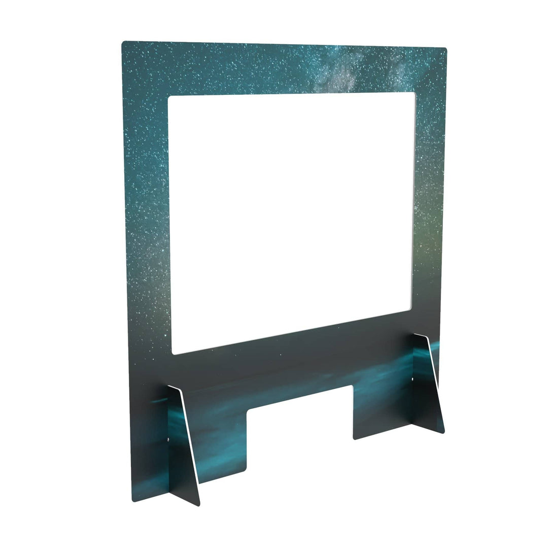 Foam Pvc Clear Plastic Checkout Sneeze Guard Displaypro 42