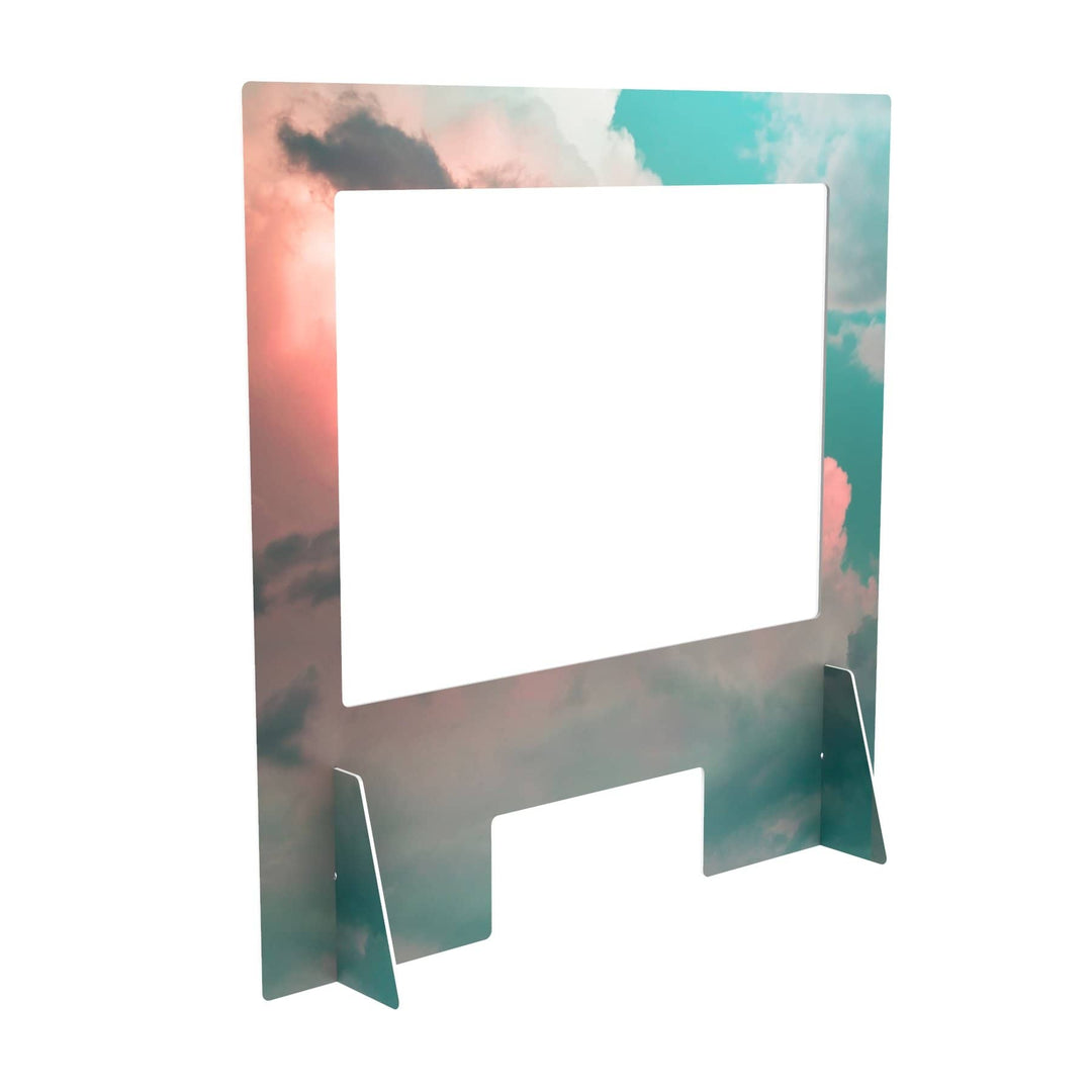 Foam Pvc Clear Plastic Checkout Sneeze Guard Displaypro 21