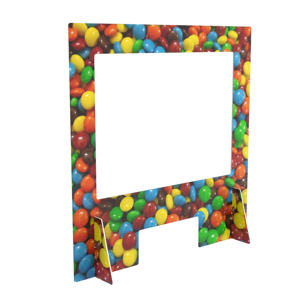 Foam Pvc Clear Plastic Checkout Sneeze Guard Displaypro 45