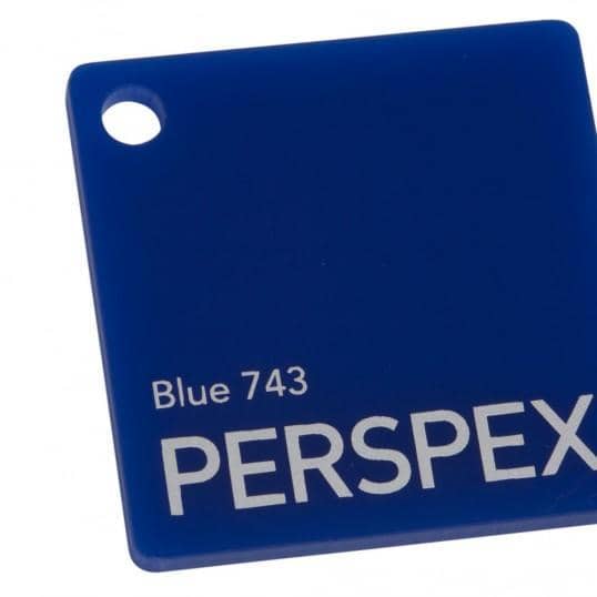 Gloss Dark Blue Acrylic Sheet Displaypro