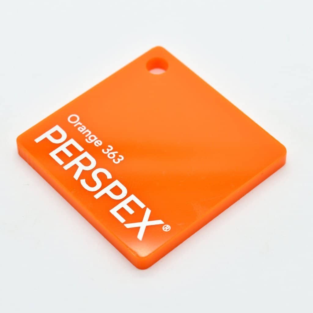 Orange Gloss Acrylic Sheet Displaypro 2