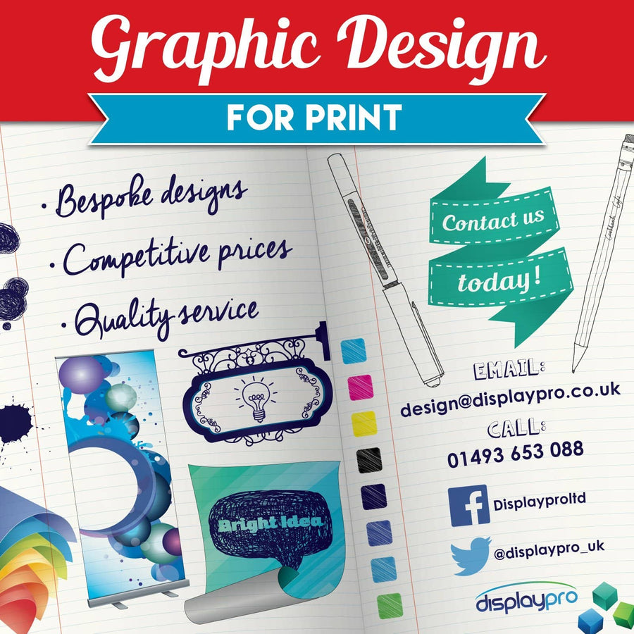 Graphic design for print Displaypro