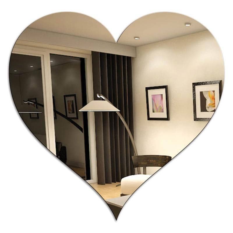 Heart Acrylic Mirrors Displaypro