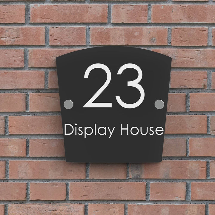 Tapered Acrylic House Signs Displaypro 2
