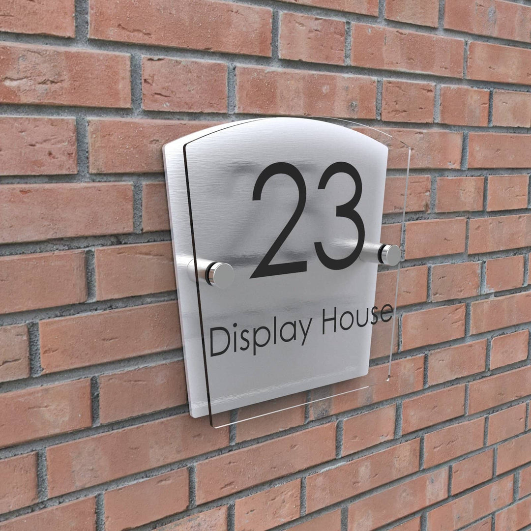 Tapered Acrylic House Signs Displaypro 3