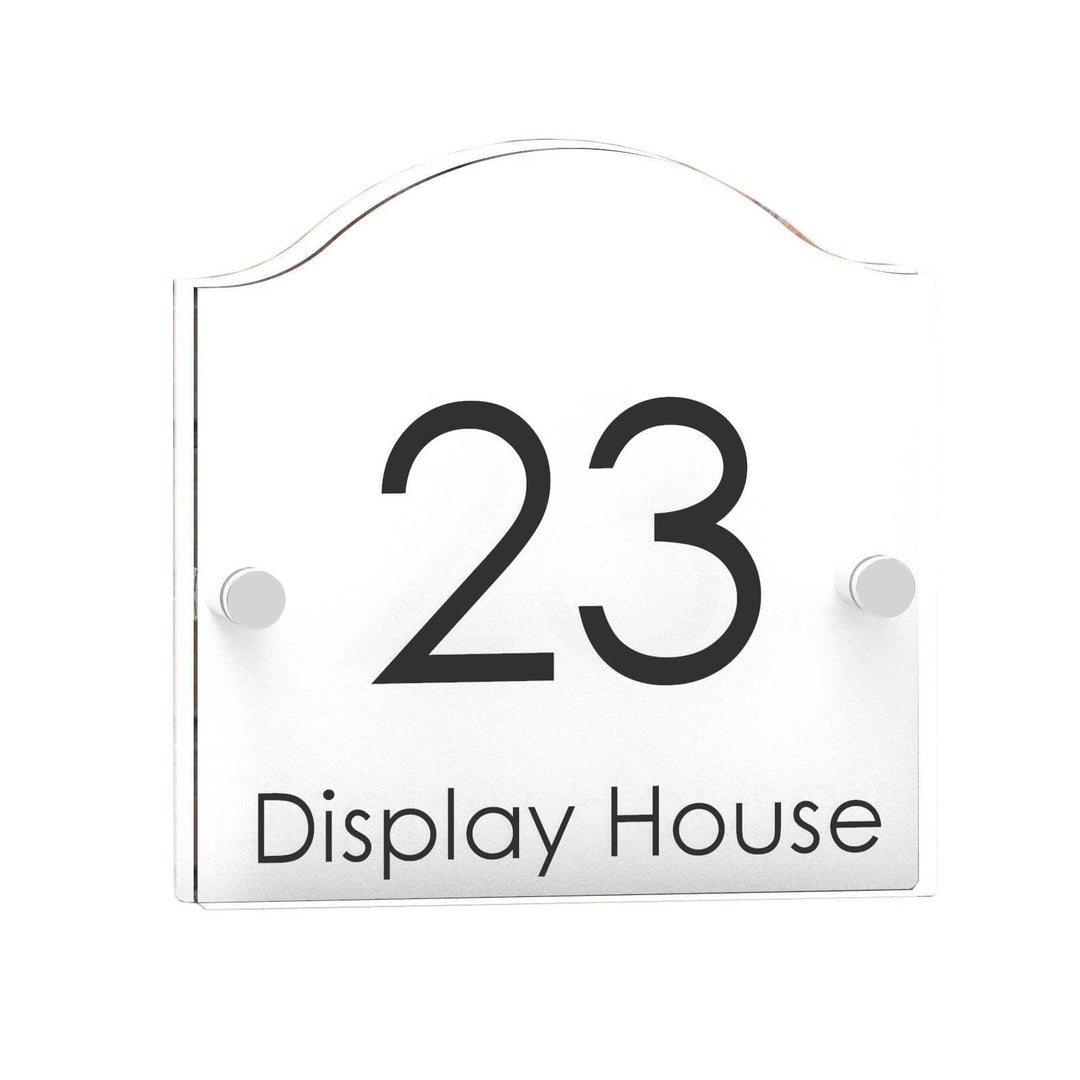 Acrylic House Number Plaques Displaypro 4