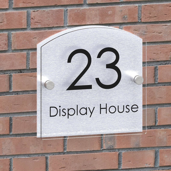 Modern Acrylic House Sign Displaypro 3