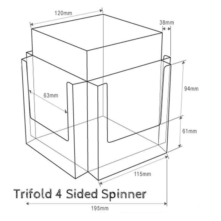 Leaflet Dispenser Spinner Displaypro 2