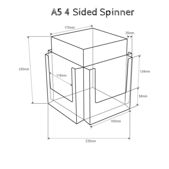 Leaflet Dispenser Spinner Displaypro 4