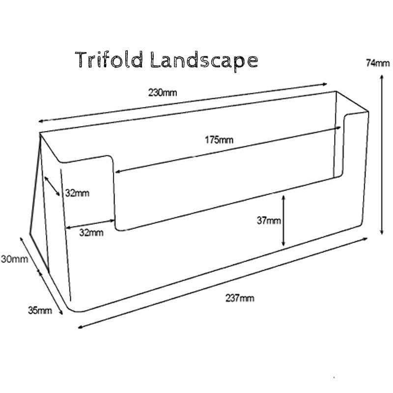 Leaflet Holders And Business Card Dispensers Displaypro 8