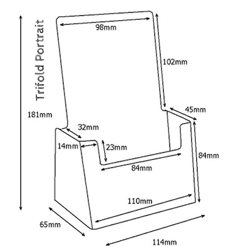 Leaflet Holders And Business Card Dispensers Displaypro 5