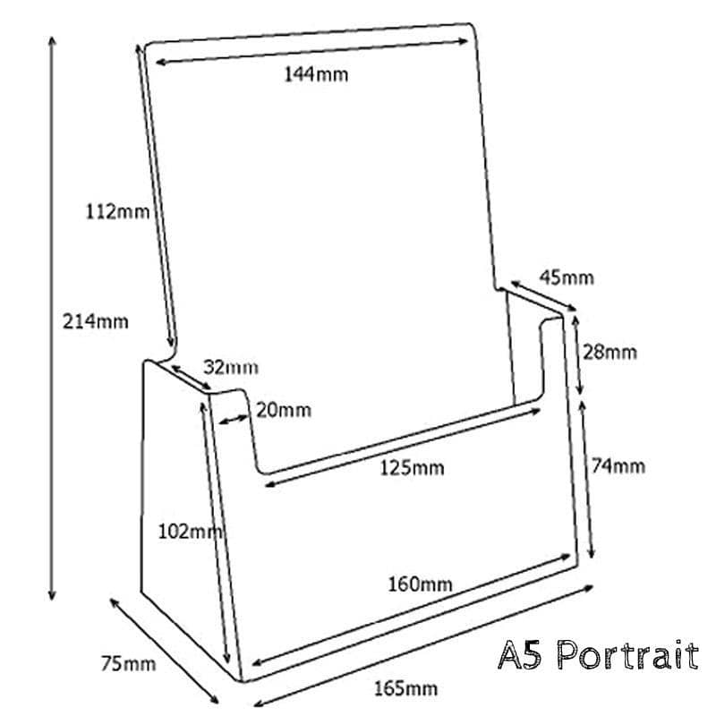 Leaflet Holders And Business Card Dispensers Displaypro 6