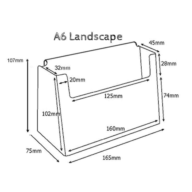 Leaflet Holders And Business Card Dispensers Displaypro 4