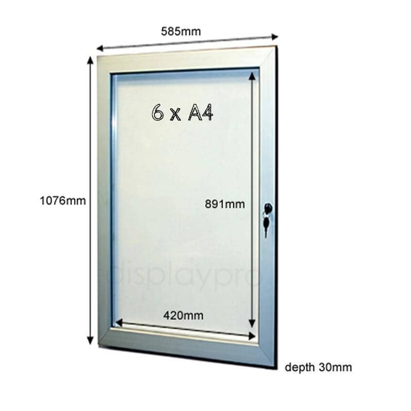 Tableaux d'affichage magnétiques verrouillables