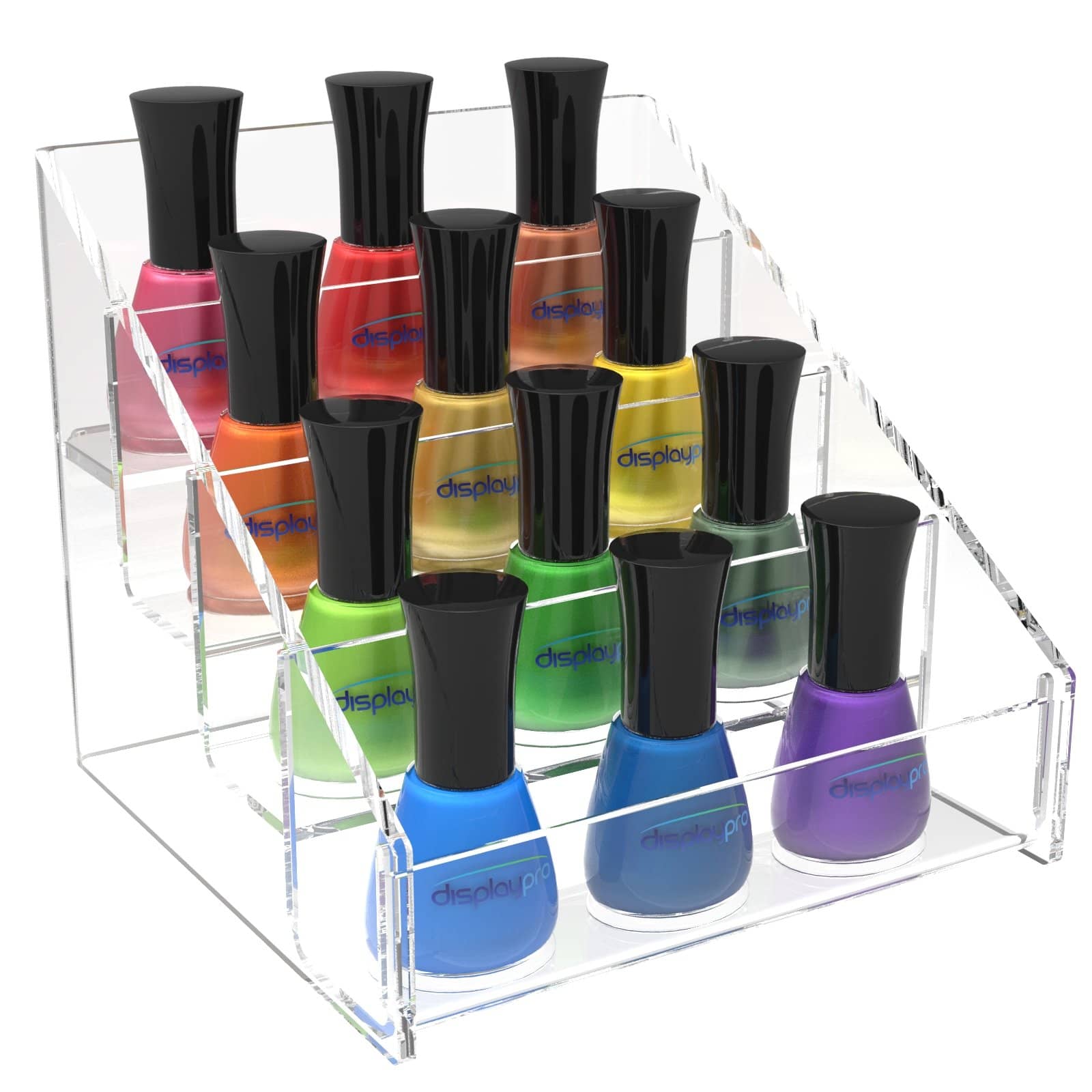 Nail Polish Lipstick Organizer 2/4/6 Tiers Transparent - Temu