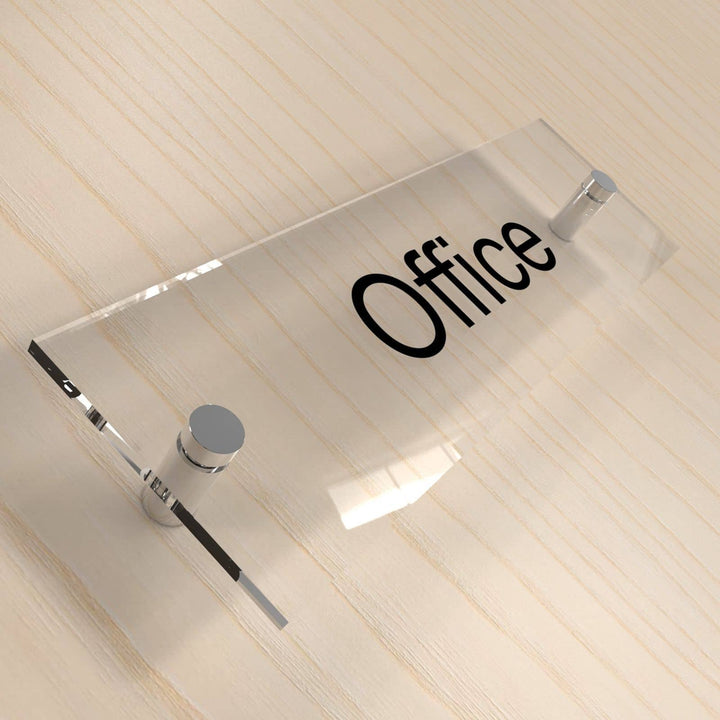 Clear Acrylic Office Door Plaques Displaypro 8