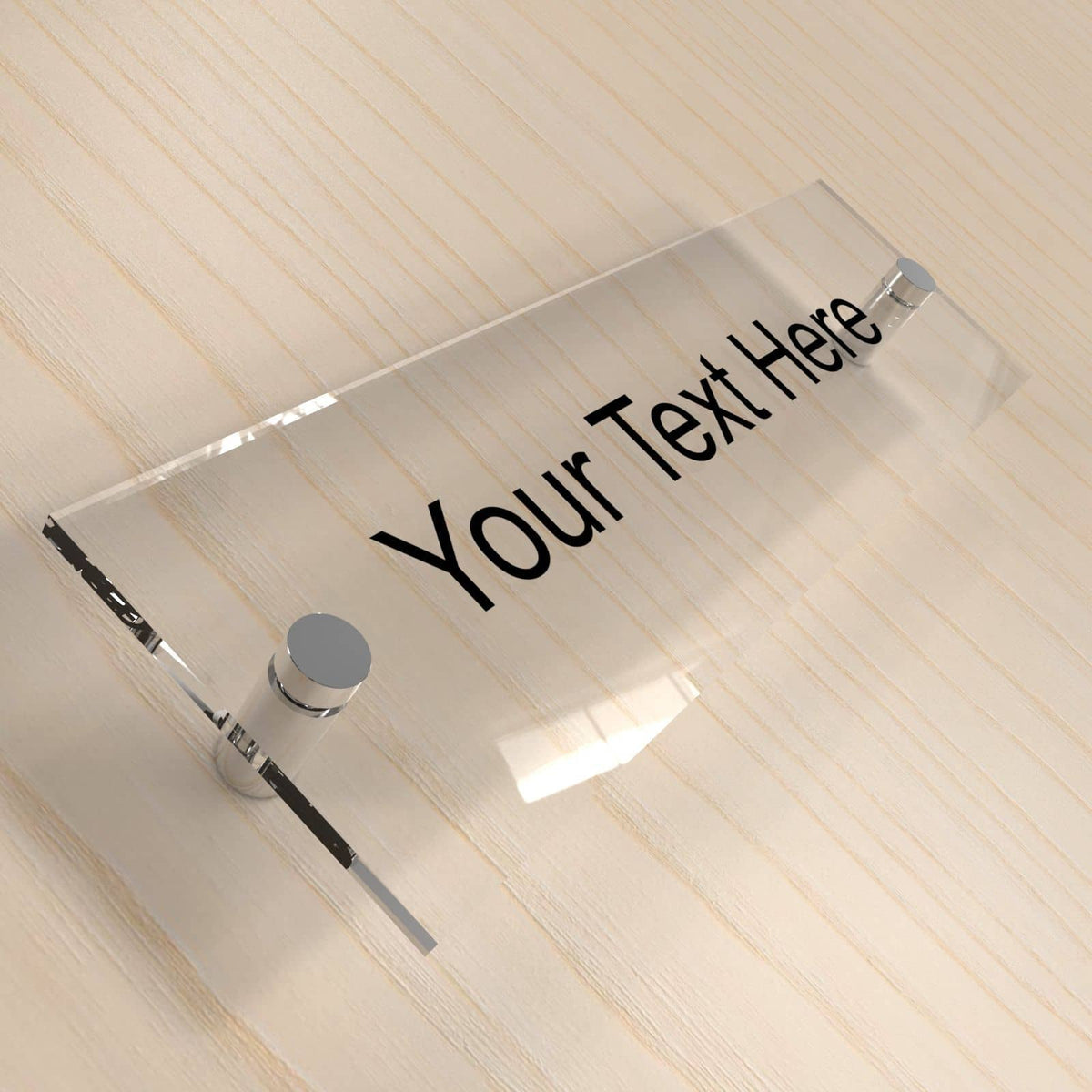 Clear Acrylic Office Door Plaques Displaypro 9