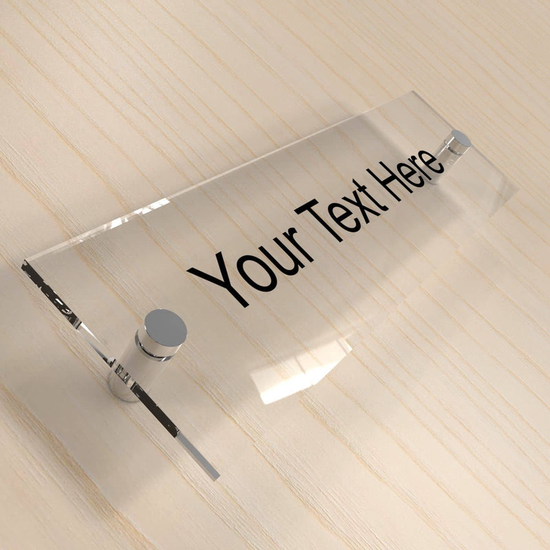 Clear Acrylic Office Door Plaques – Displaypro