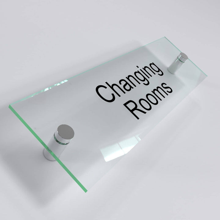 Office Signs Door Plaques - Glass Effect Acrylic