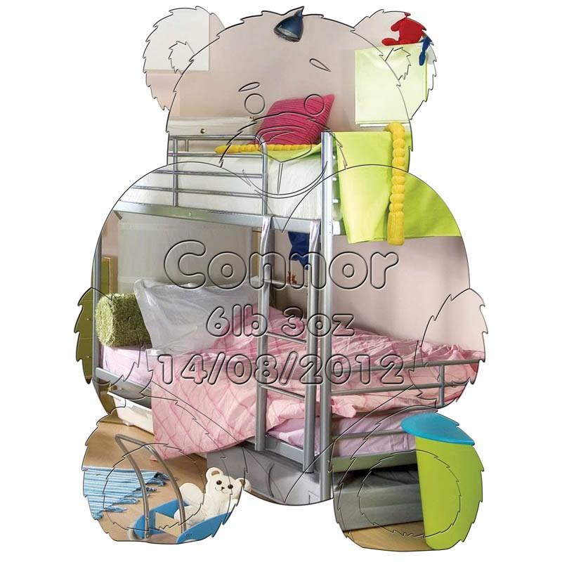 Personalised Bear Acrylic Mirror Displaypro