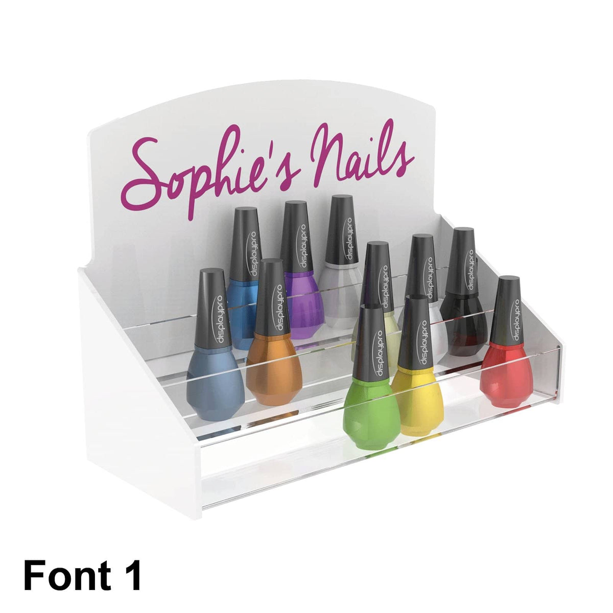 Personalised Nail Polish Stands Displaypro