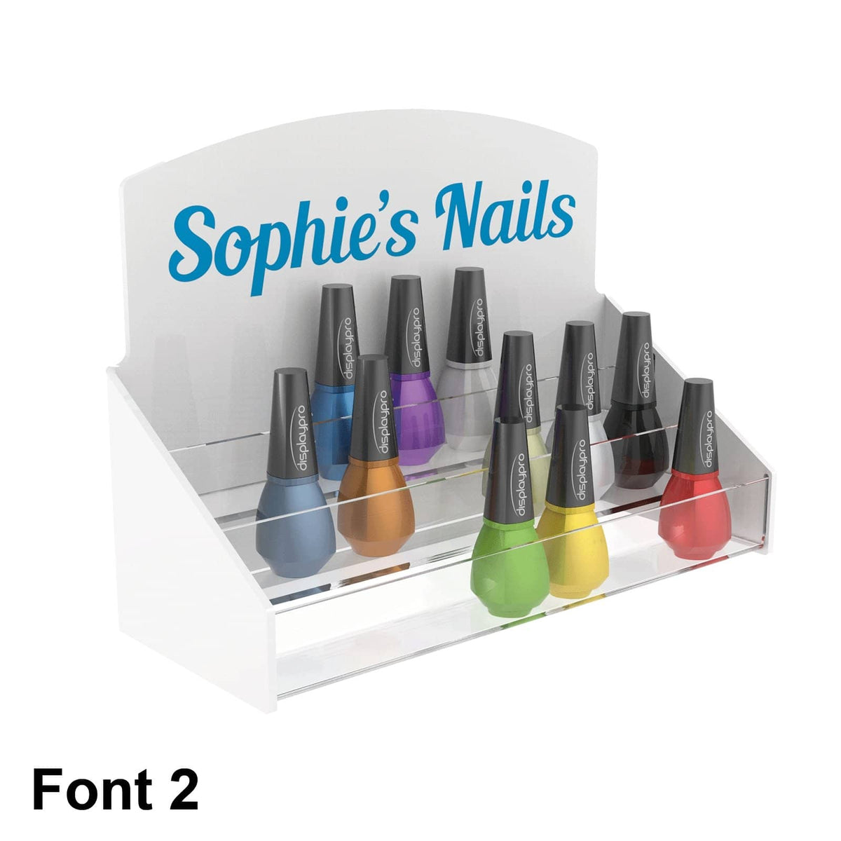 Personalised Nail Polish Stands Displaypro 2