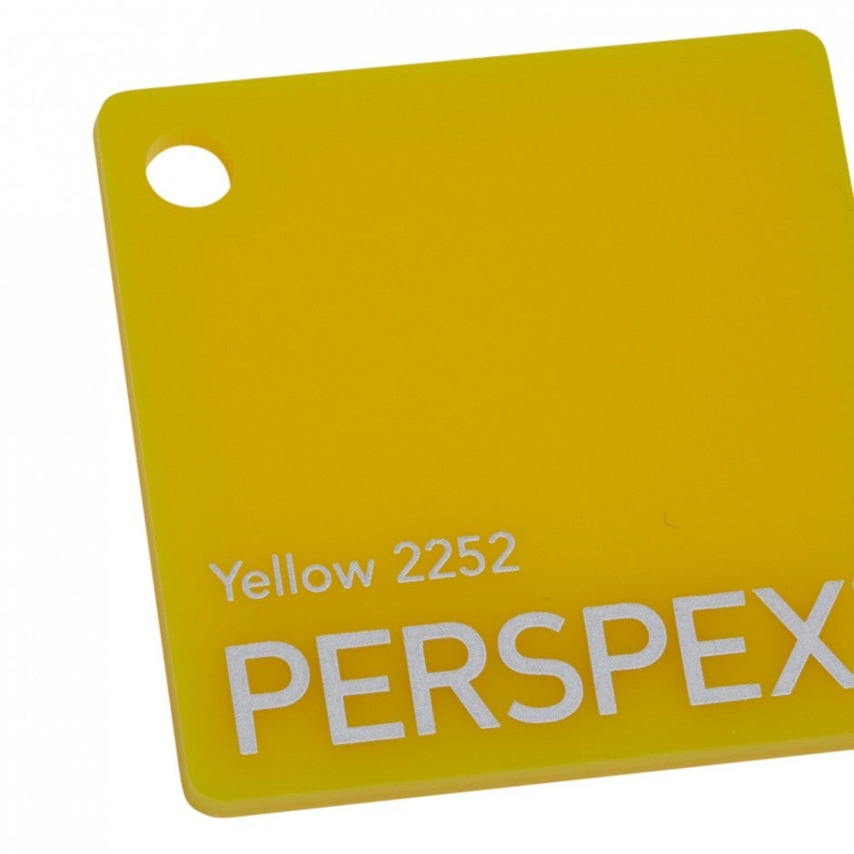 Gloss Yellow Acrylic Sheet Displaypro