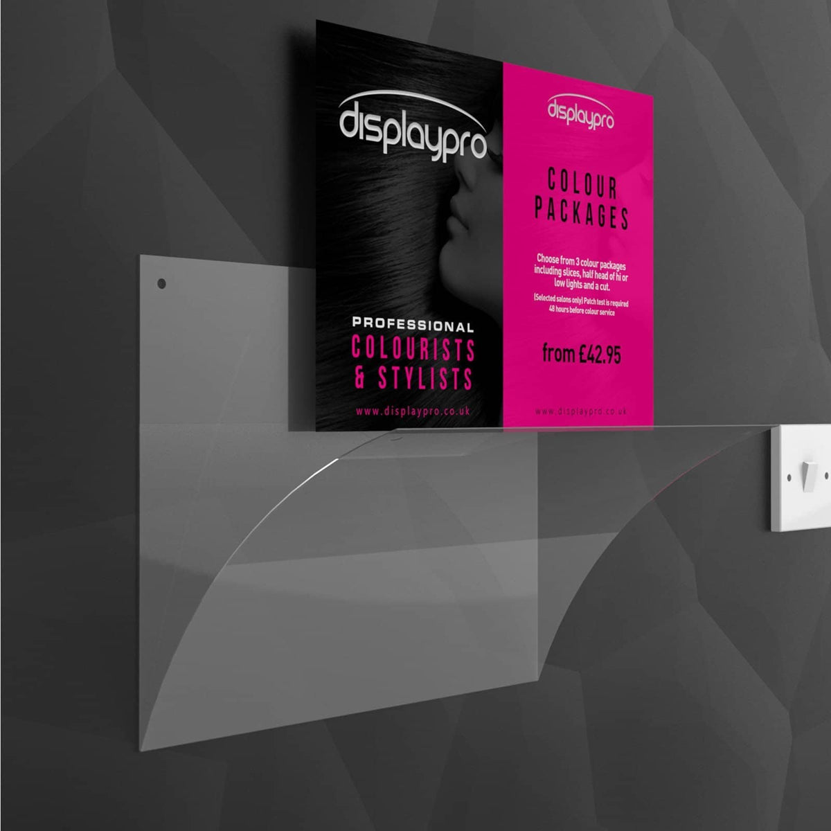 PVC Wall Poster Holders - 5 Pack Displaypro