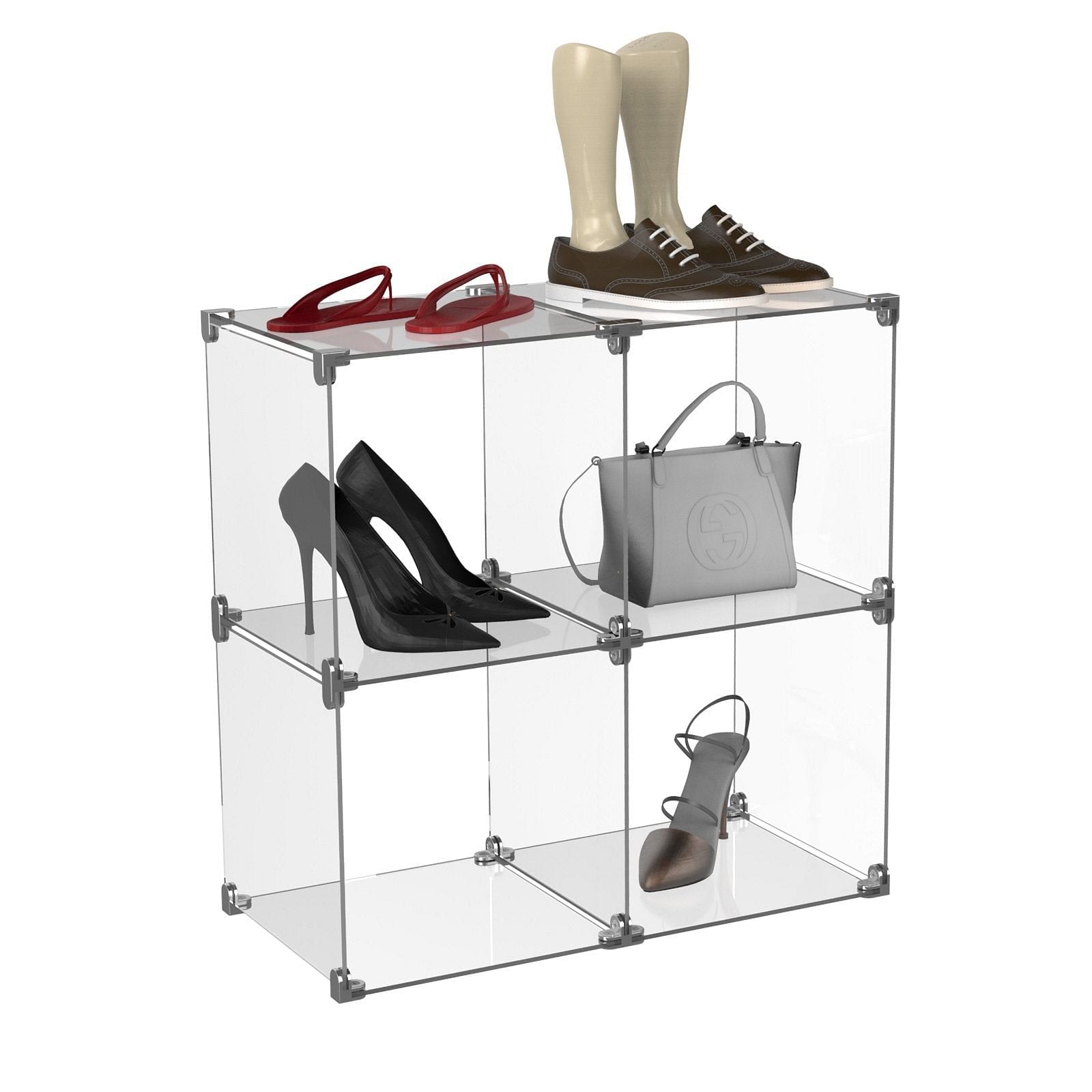 Quad Cube 2x2 Modular Display Stand - Displaypro