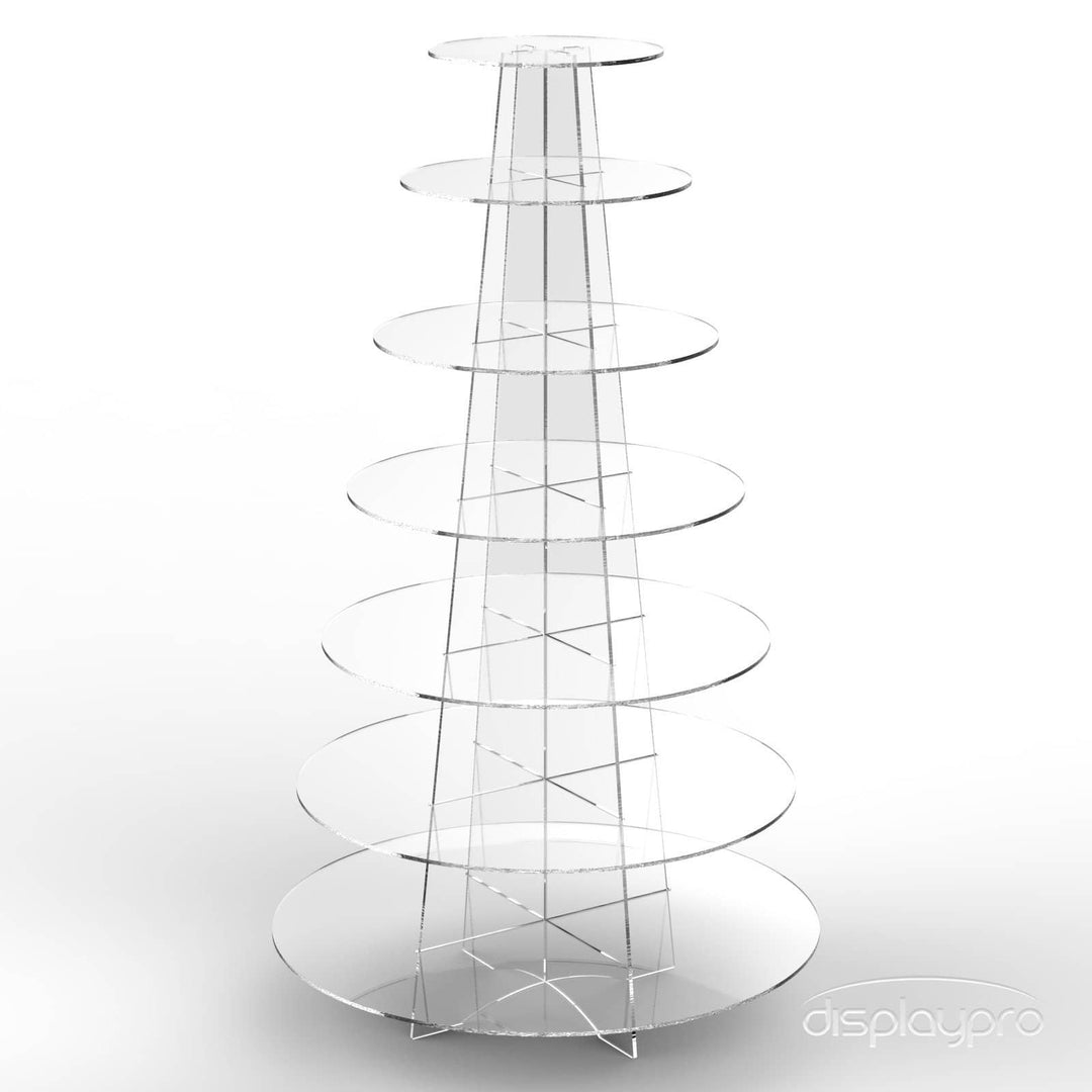 Round Acrylic Cupcake Stand Displaypro 6