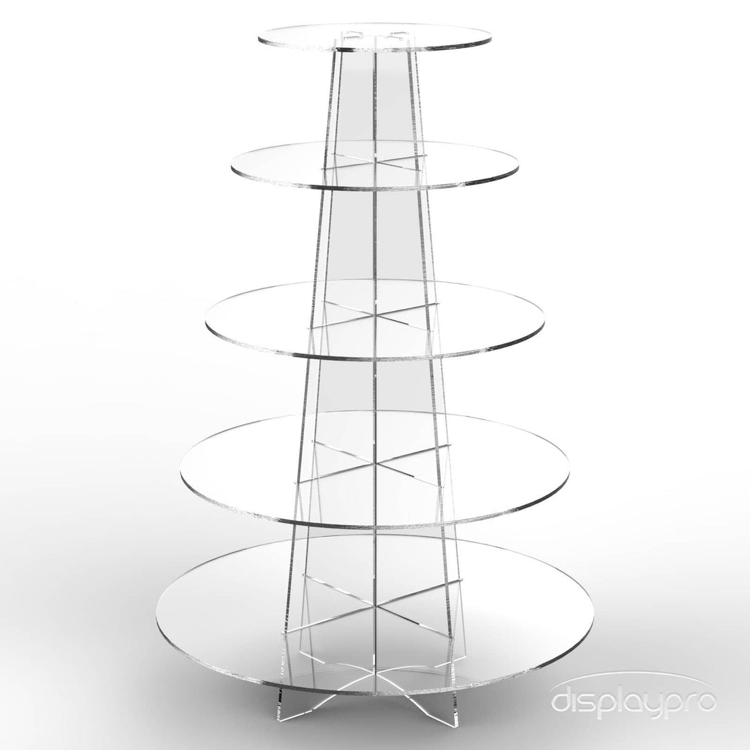 Round Acrylic Cupcake Stand Displaypro 40