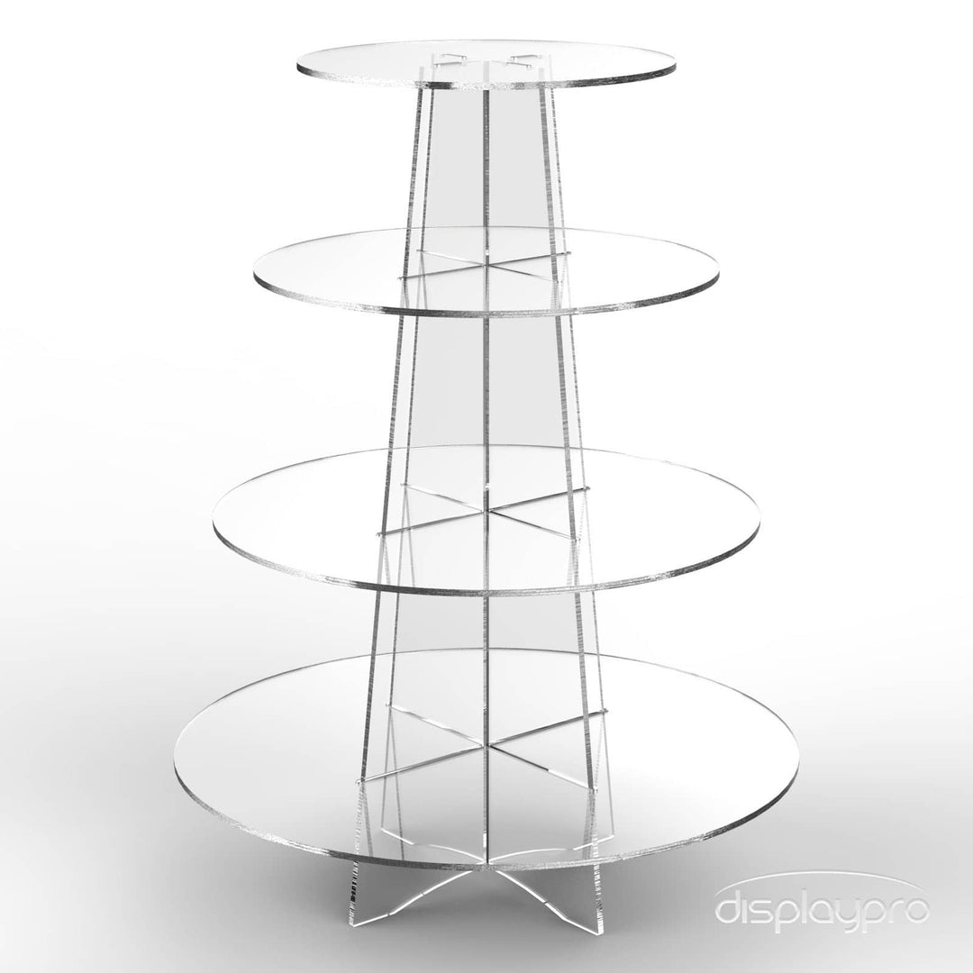 Round Acrylic Cupcake Stand Displaypro 39
