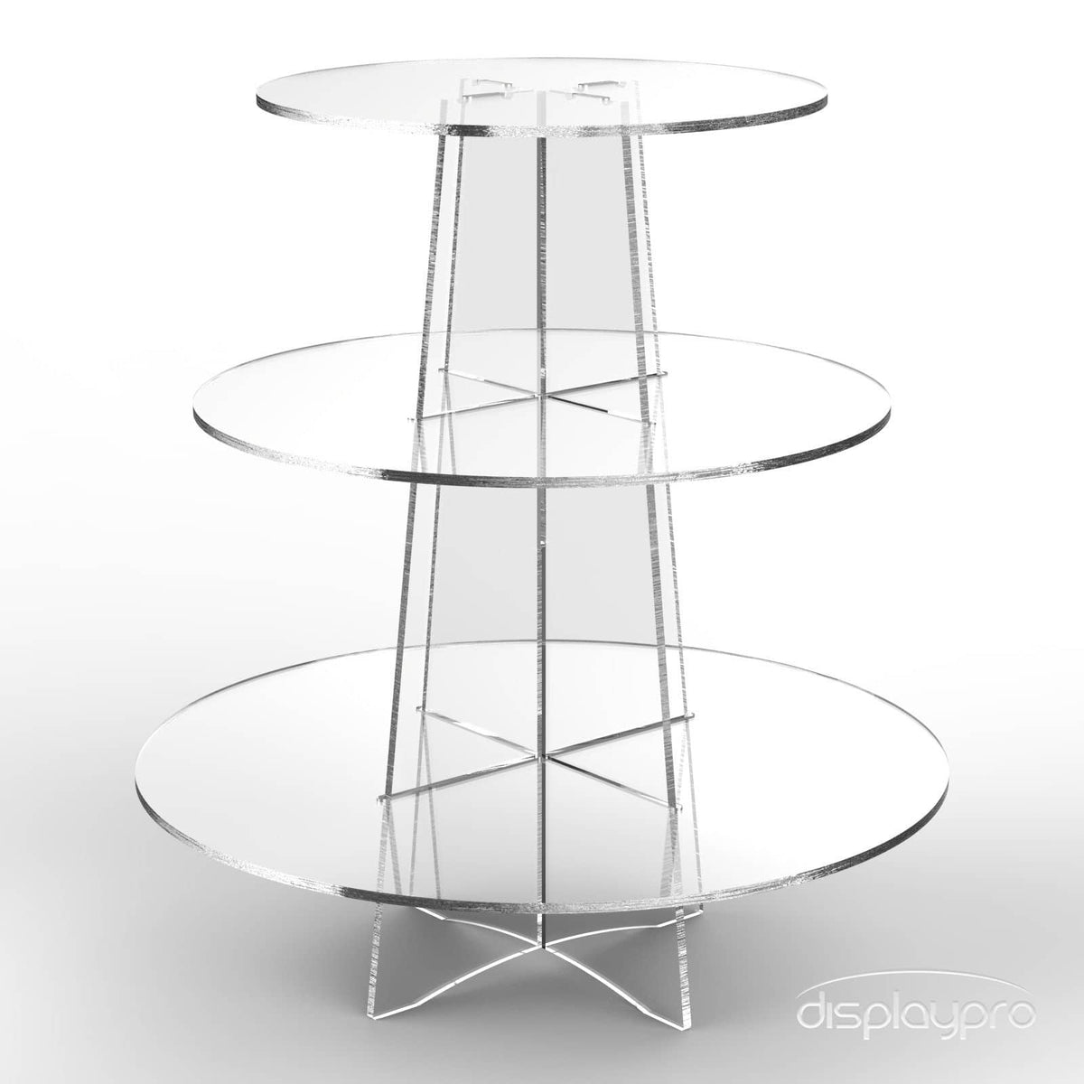 Round Acrylic Cupcake Stand Displaypro 3