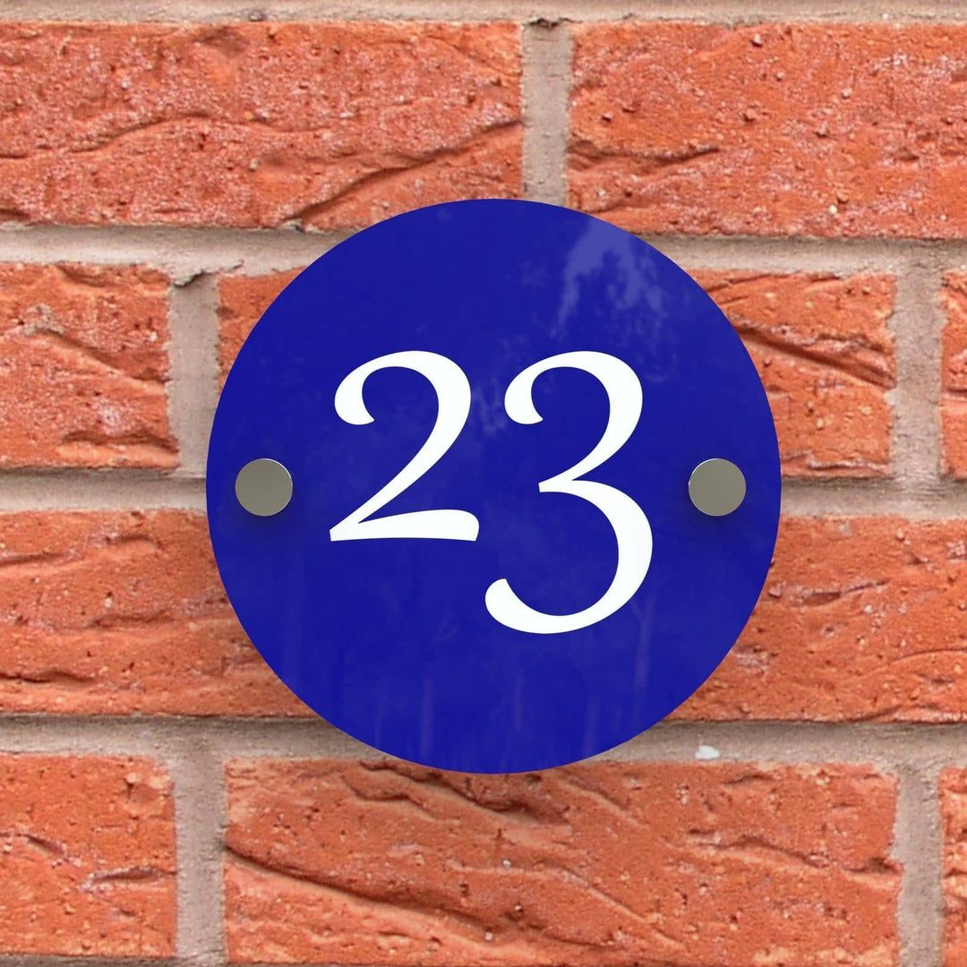 Round Acrylic House Sign