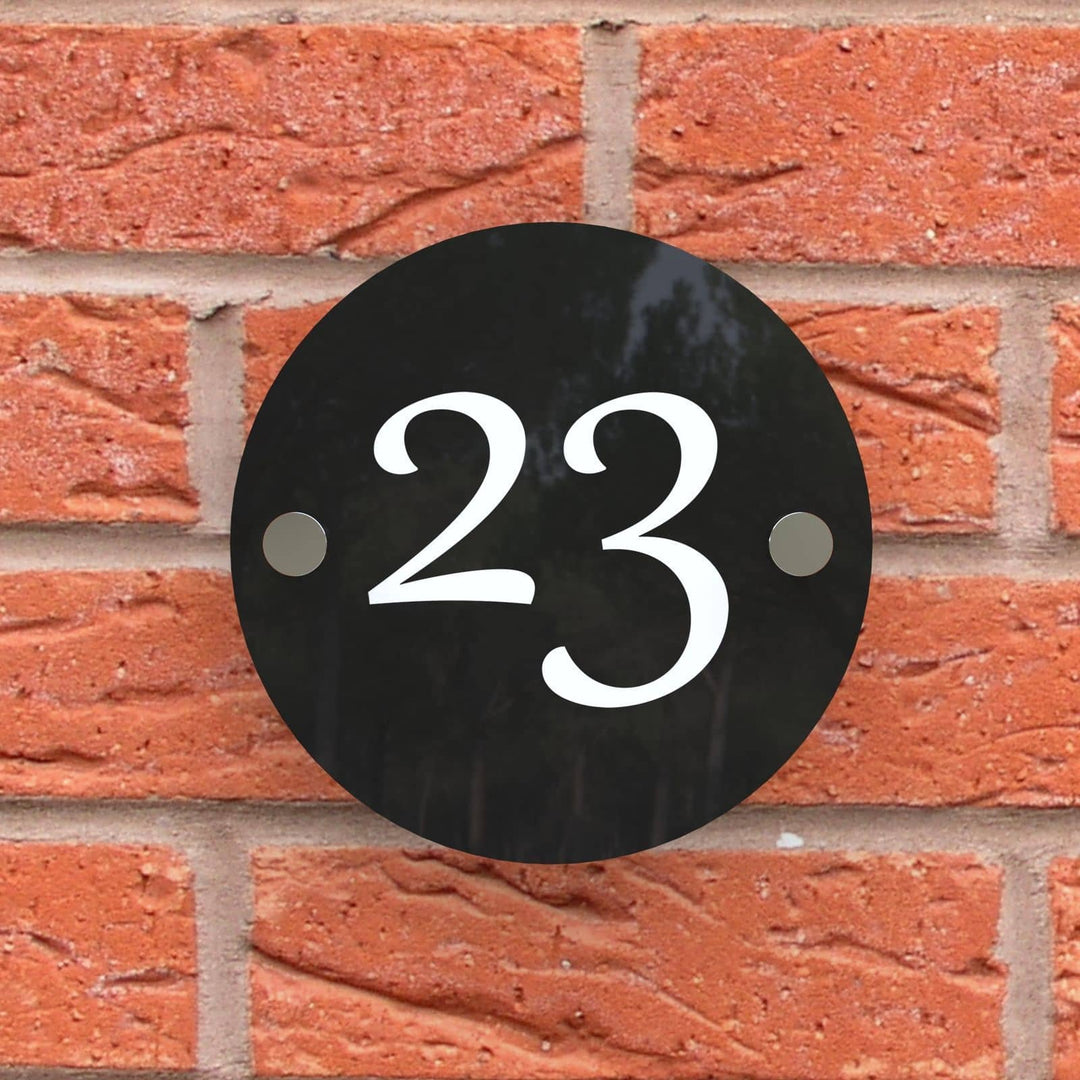 Round Acrylic House Sign Displaypro 10