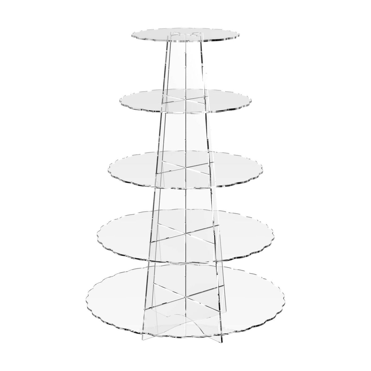 Scalloped Acrylic Cupcake Stand Displaypro 4
