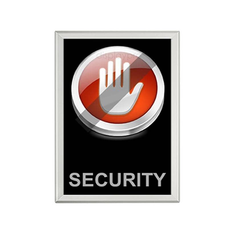 Security Snap Frames Displaypro 3