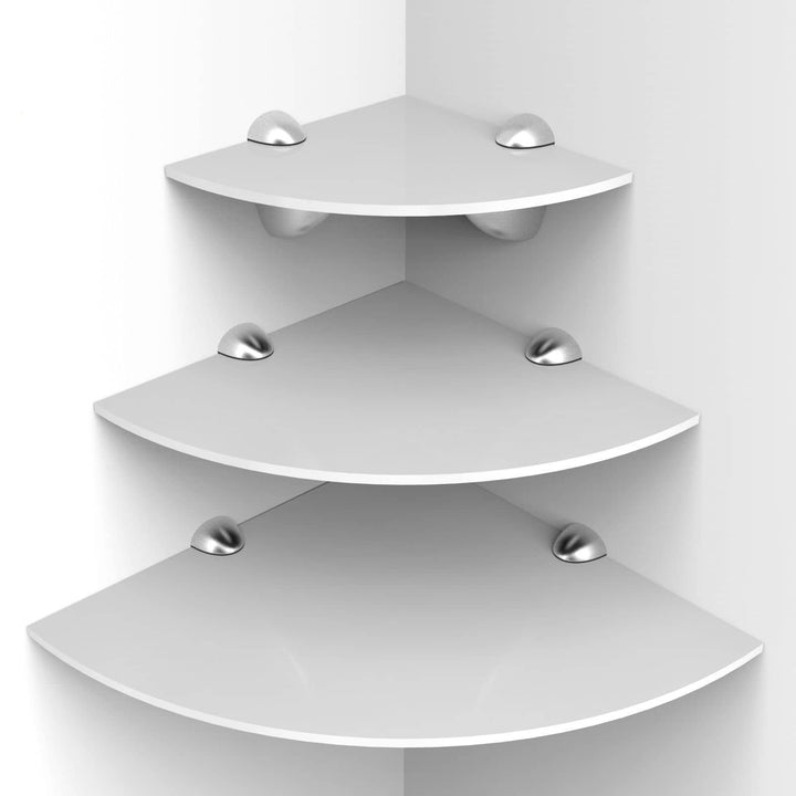 Set Of 3 Acrylic Corner Shelves Displaypro 4