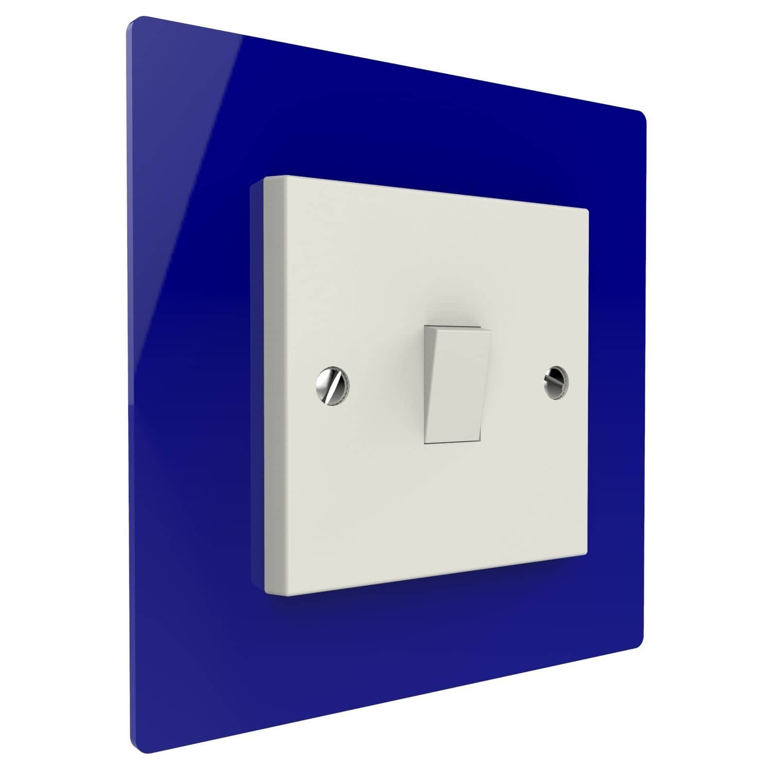 Single Light Switch Surrounds by Displaypro Ltd Various colours