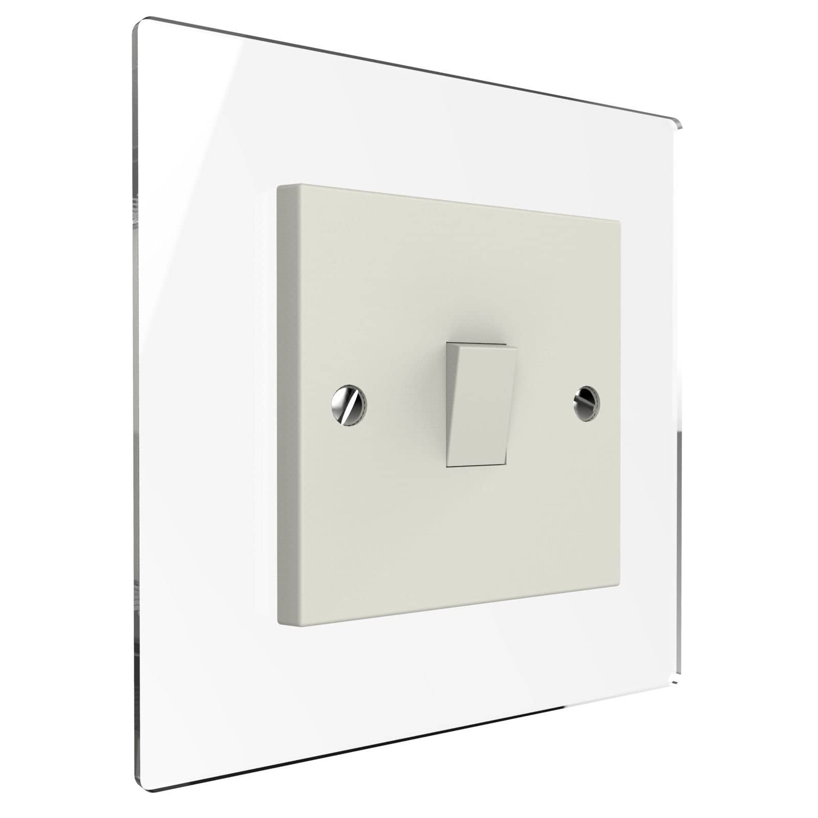 Single Light Switch Surrounds by Displaypro Ltd Various colours