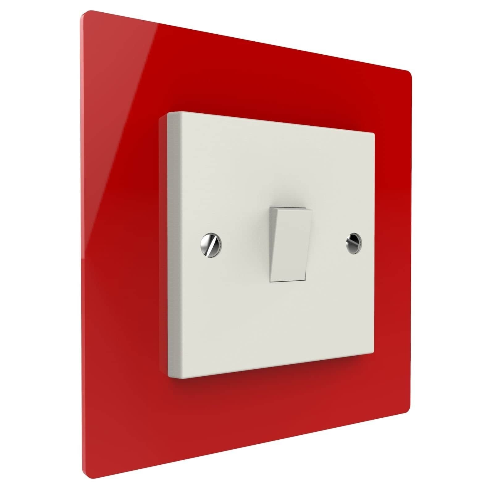 Single Light Switch Surrounds by Displaypro Ltd Various colours