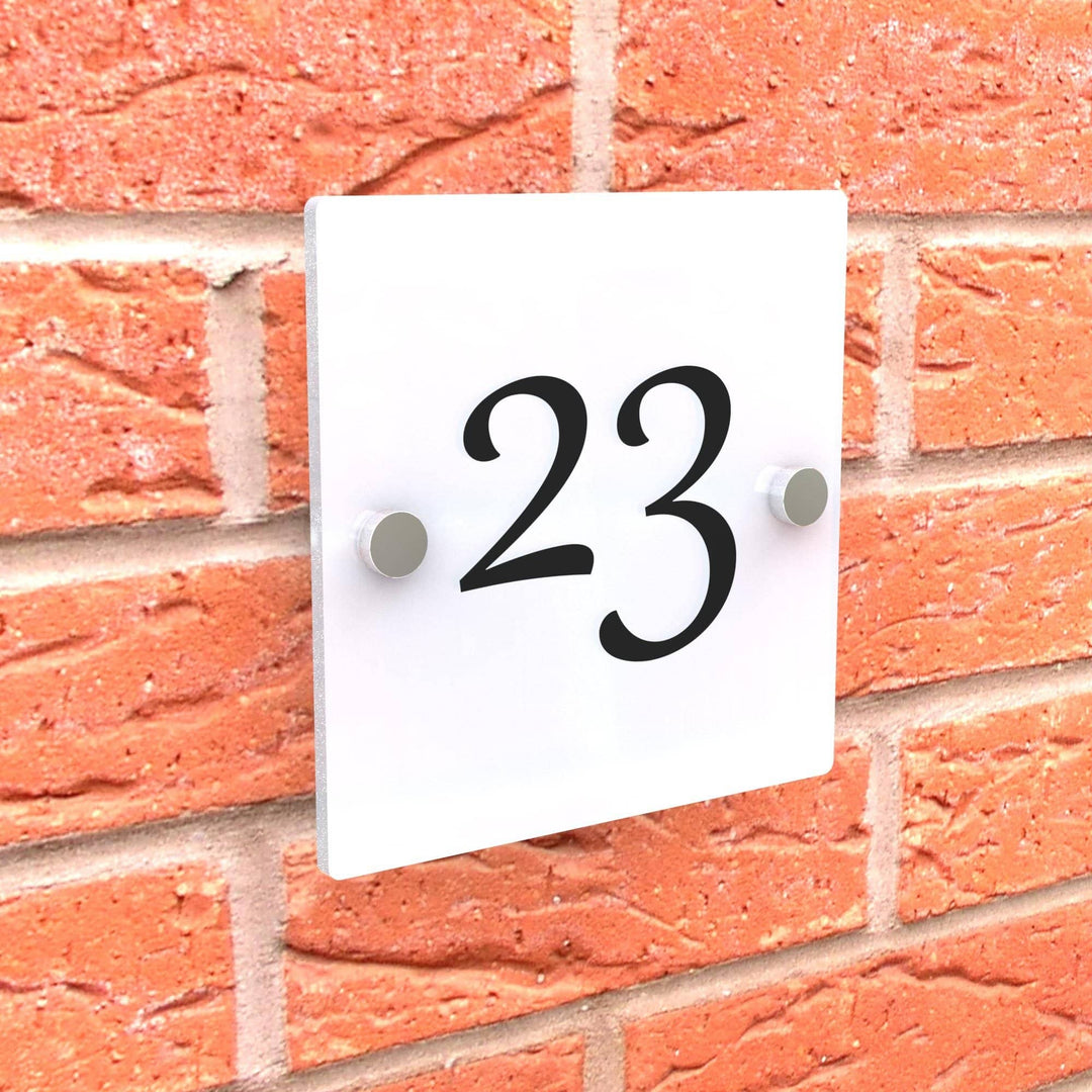 Square Acrylic House Sign Plaque Displaypro 10