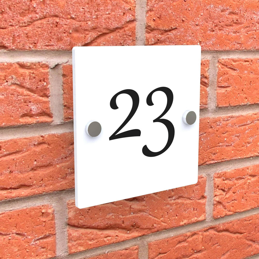 Square Acrylic House Sign Plaque Displaypro 9