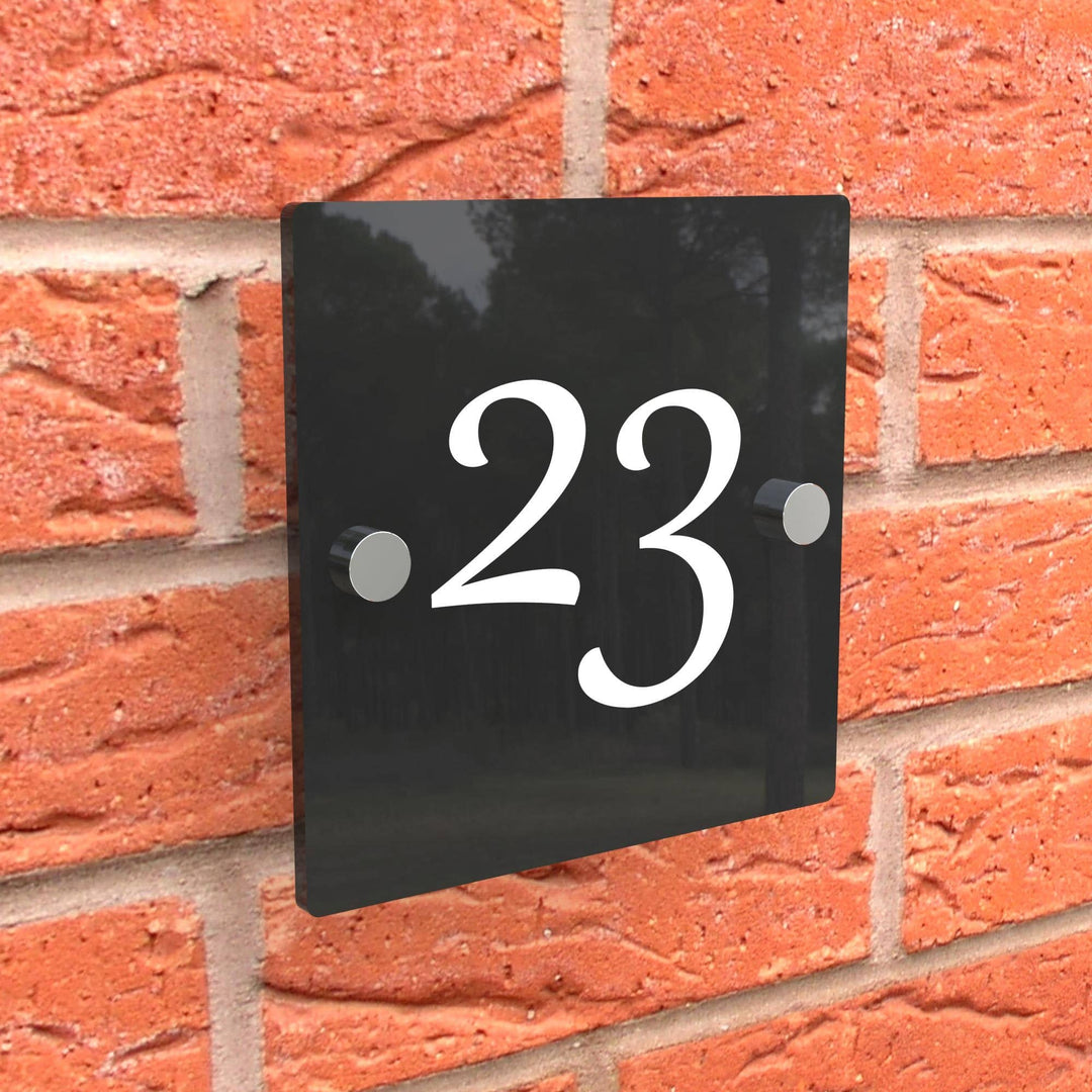 Square Acrylic House Sign Plaque Displaypro 3