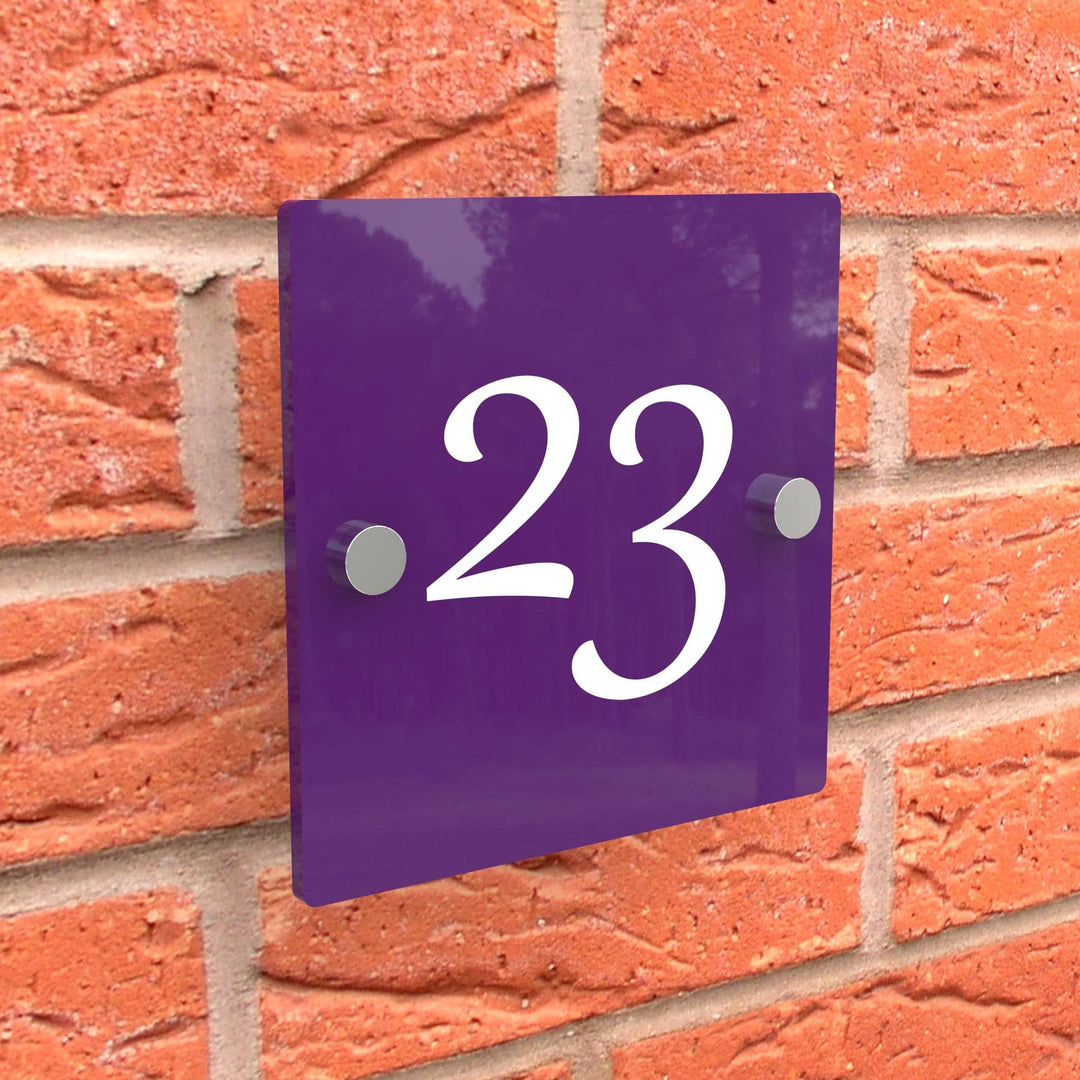 Square Acrylic House Sign Plaque Displaypro 5