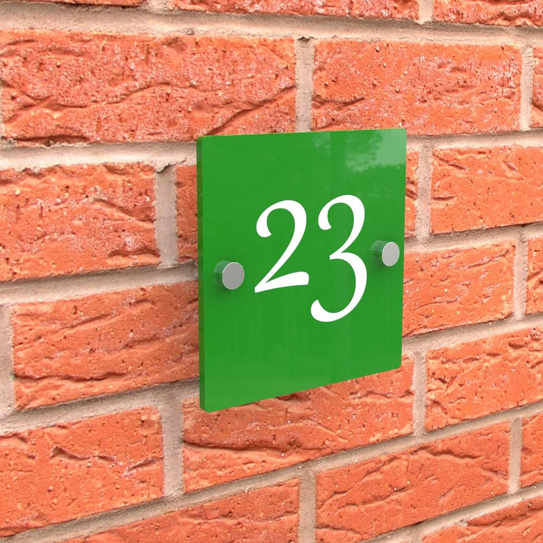 Square Acrylic House Sign Plaque Displaypro 2